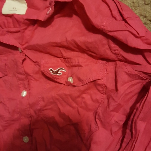 Pink Button down - Picture 3 of 3